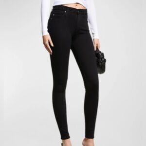 AG Farrah Skinny High Rise black jeans